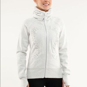 Lululemon cuddle up jacket, grey size 4